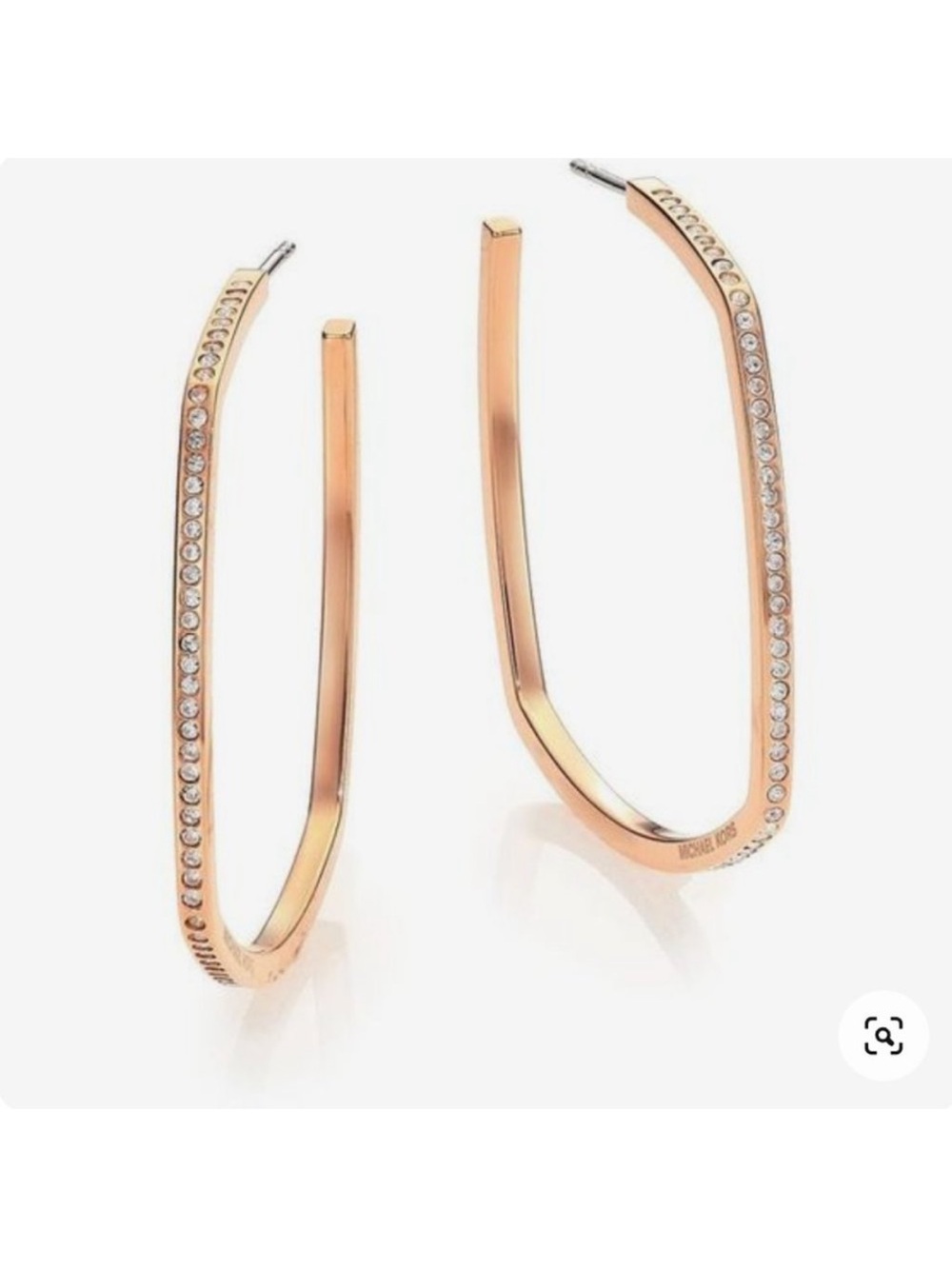 Michael Kors Cityscape Square Hoops